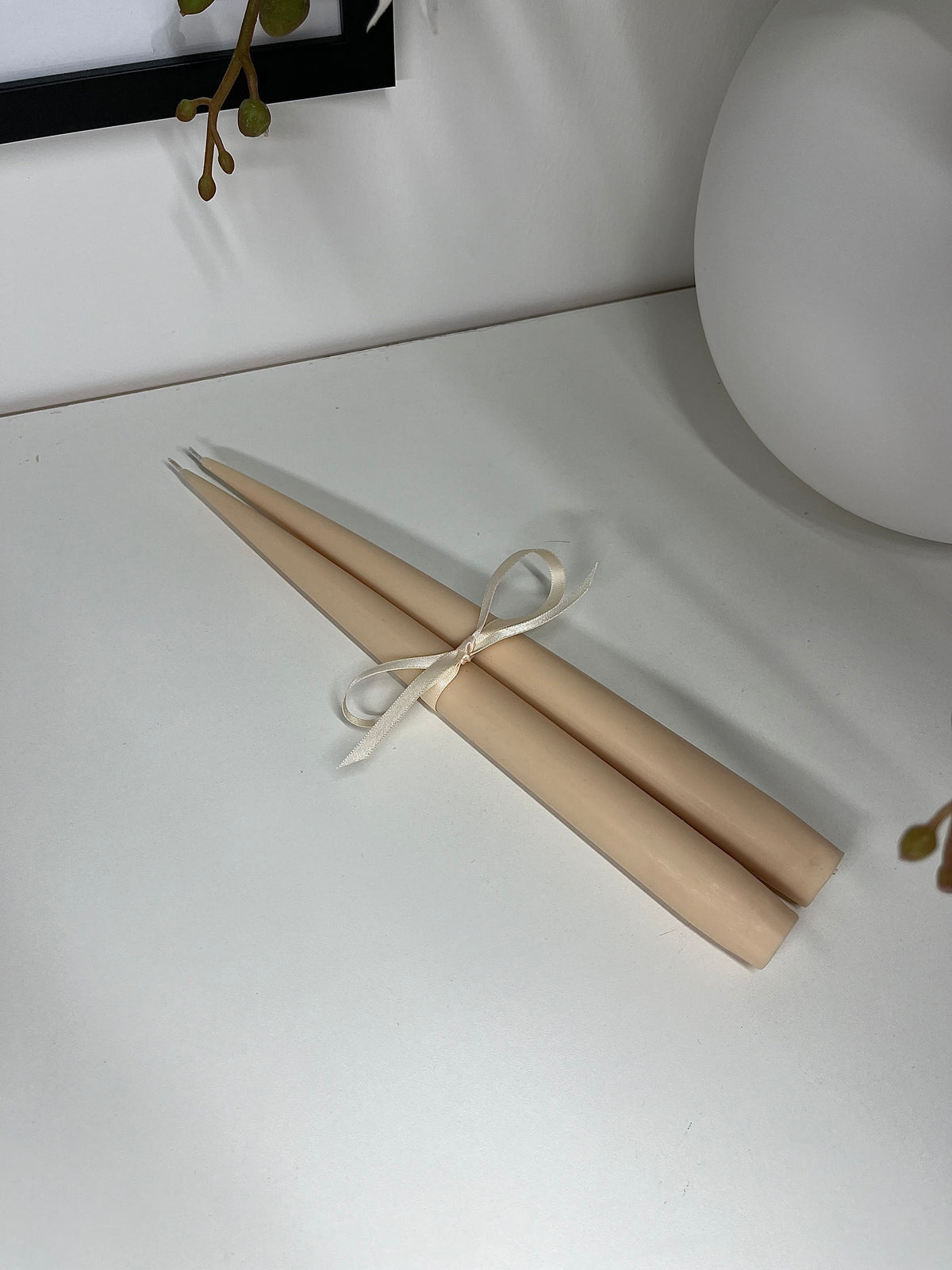 Modern Taper Candle set x2