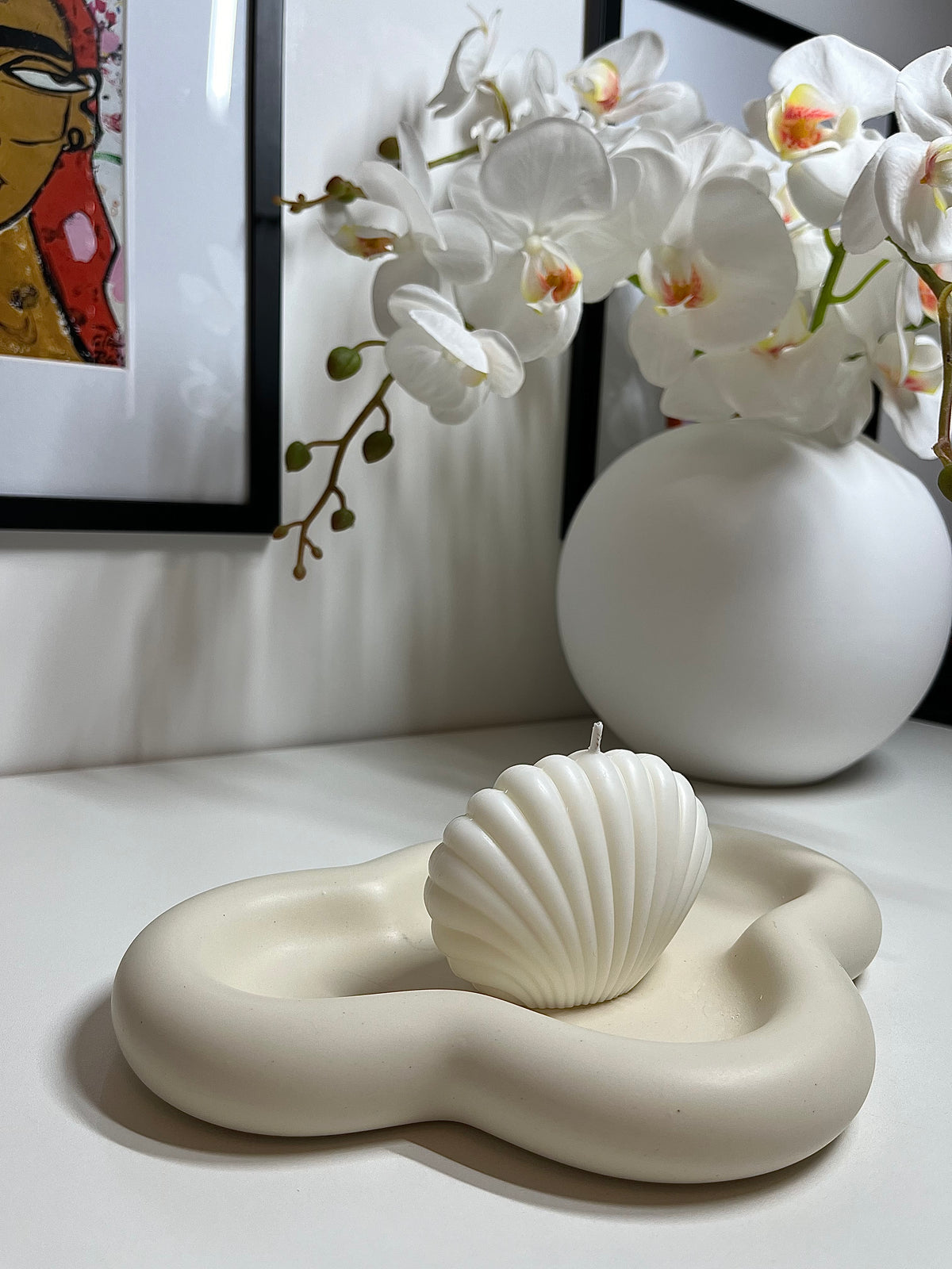 Seashell Candle