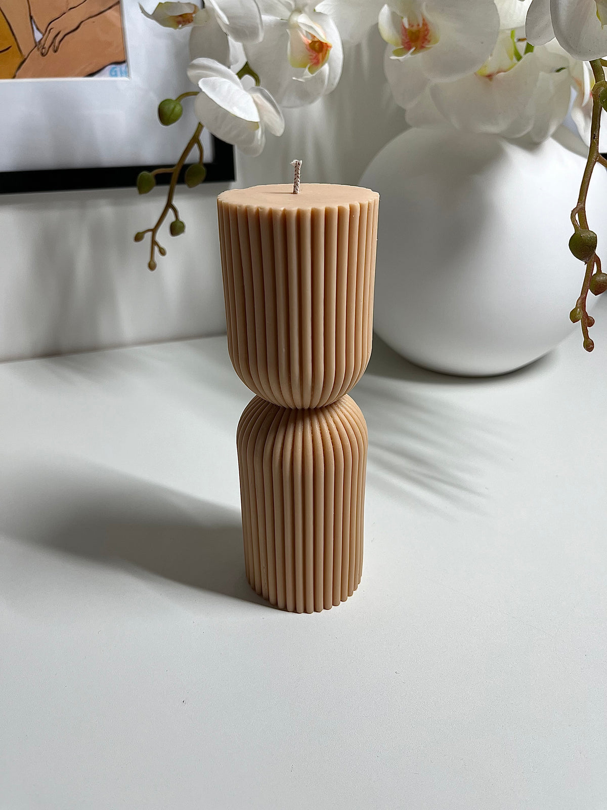 Small Hourglass Candle